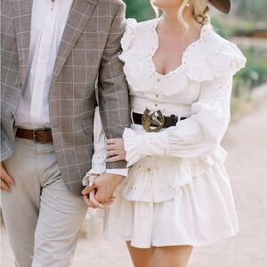 White western denim dress